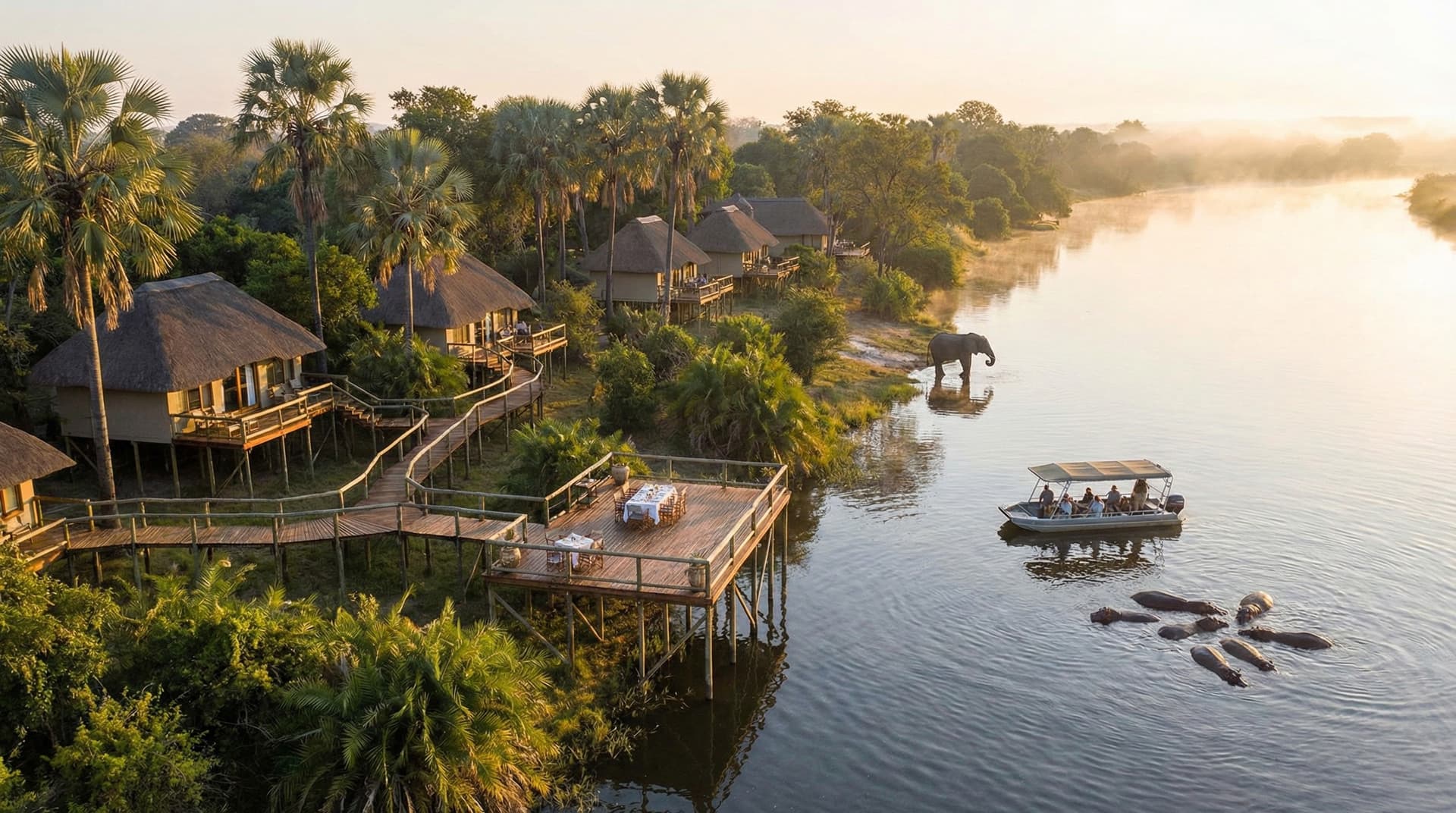 Zambezi Riverfront Safari Lodge